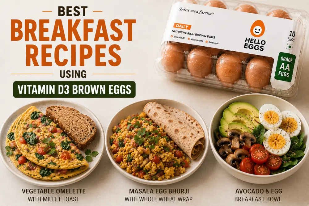 Best Breakfast Recipes Using Vitamin D3 Brown Eggs