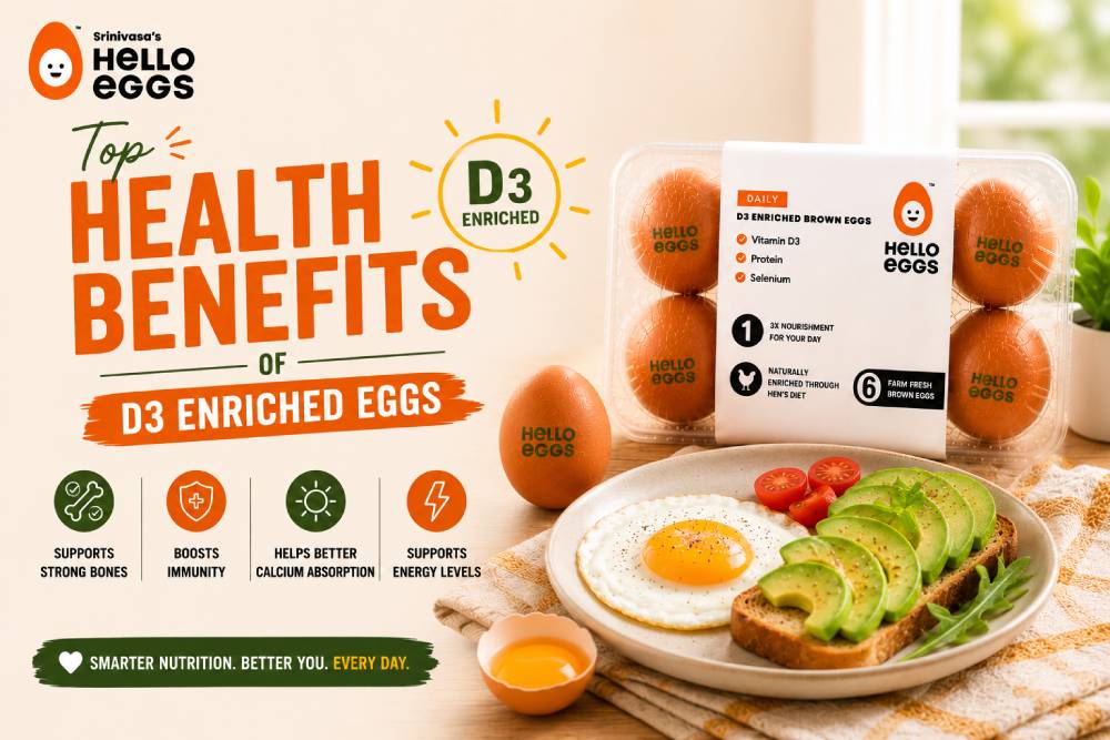 Top Health Benefits of D3 Enriched Eggs